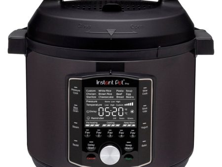 Instant Pot  Pro 6 Quart 10-in-1 Pressure Cooker, Slow Cooker - Refurbished For Cheap