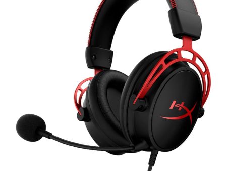 HyperX Cloud Alpha Gaming Headset, Black Red - 4P5L1AA - Open Box Supply