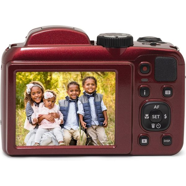 Kodak PIXPRO Astro Zoom AZ255-RD 16MP Digital Camera, 25X Optical Zoom, Red Online now