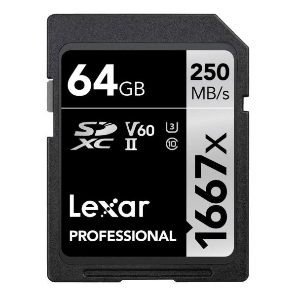 Lexar Professional SDHC   SDXC 1667x UHS-II 64GB Memory Card + Accessory Bundle Online