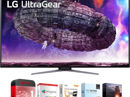 LG 48GQ900-B 48  UltraGear UHD OLED Gaming Monitor, 120 Hz + Protection Pack Online Sale