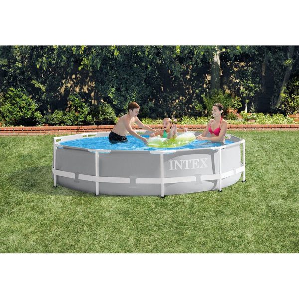 Intex Prism Frame Pool Set with Filter Pump 10ft x 30in - 26701EH For Sale