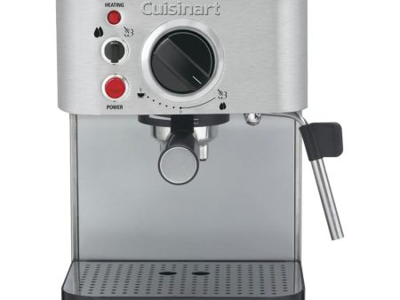 Cuisinart Stainless Steel Manual Espresso Maker CBC-200SA EM-100NP1, Open Box Supply