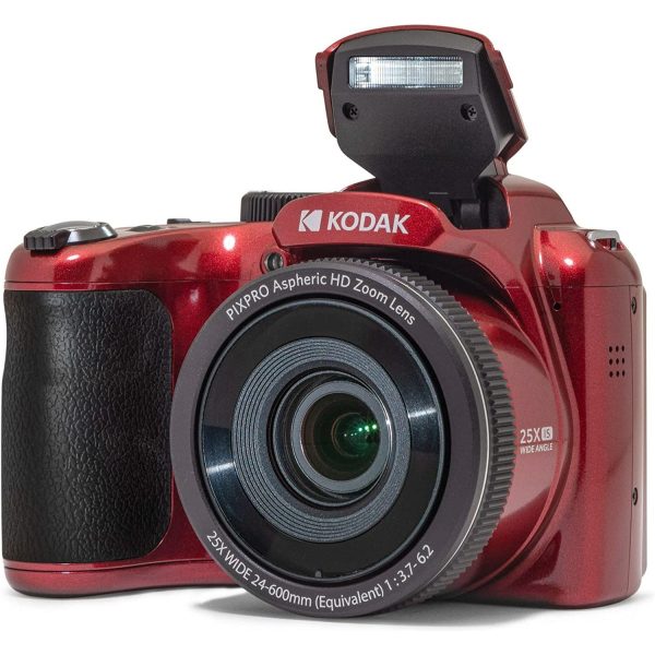 Kodak PIXPRO Astro Zoom AZ255-RD 16MP Digital Camera, 25X Optical Zoom, Red Online now