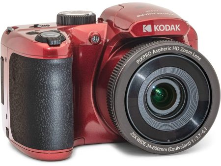 Kodak PIXPRO Astro Zoom AZ255-RD 16MP Digital Camera, 25X Optical Zoom, Red Online now