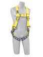 DBI SALA 1102000 Universal Delta No-Tangle Full Body Vest Style Harness With Back D-Ring And Tongue Leg Strap Buckle Fashion