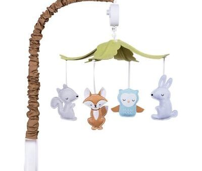 Trend Lab Musical Nursery Crib Mobile for Baby, Woodland Supply