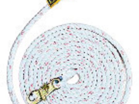 DBI SALA 1202740 25  5 8 Polyester And Poypropylene Blend Rope Lifeline With Snap Hooks At Both Ends Fashion