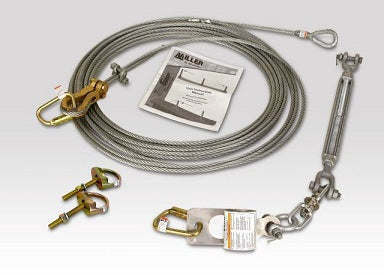 Miller Honeywell SkyGrip SG416 60FT Wire Rope Horizontal Lifeline Kit Hot on Sale