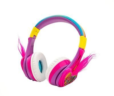 eKids Trolls Band Together Bluetooth Headphones for Kids, Wireless Headphones with Microphone Includes Aux Cord Cheap