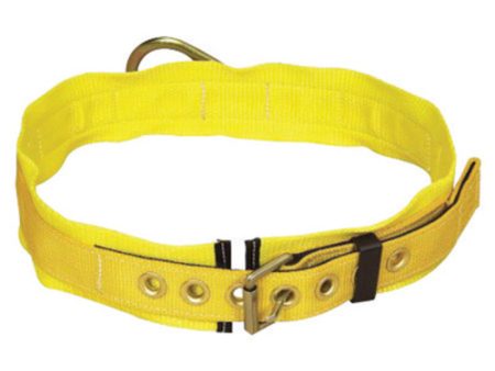 DBI SALA 1000002 Small 1 3 4 Polyester Web Body Belt With Tongue Buckle, Back D-Ring And 3 Body Pad Online now