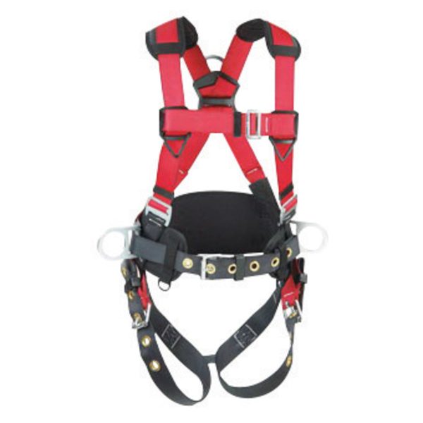 DBI SALA 1191287 Medium Large Protecta PRO Construction Full Body Style Harness With Tongue Leg Strap Buckle Supply