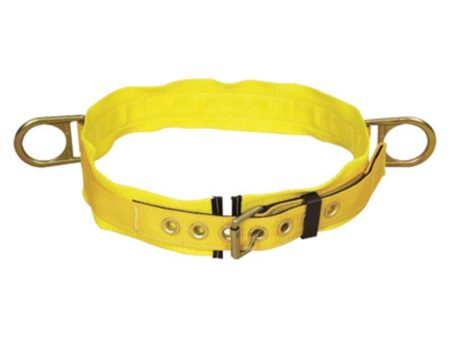 DBI SALA 1000022 Small 1 3 4 Polyester Web Body Belt With Tongue Buckle, Side D-Ring And 3 Back Pad For Cheap