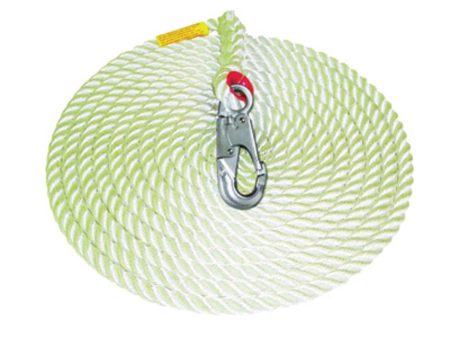 DBI SALA AC215A1 50  Vertical 5 8 Nylon Rope Lifeline With AJ514A Carabiner Cheap