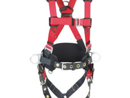 DBI SALA 1191299 Protecta Construction Style Harness With (3) D-Ring, Back Pad And Belt Sale